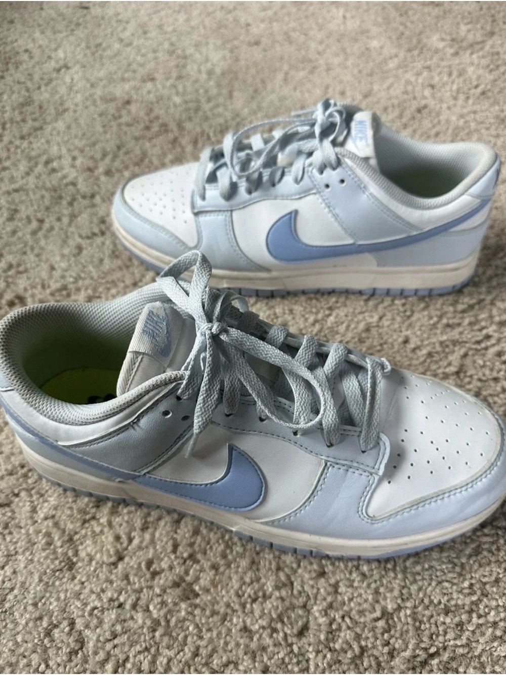 Women’s Nike Dunks 9.5 - Blue and White Next Nature Blue